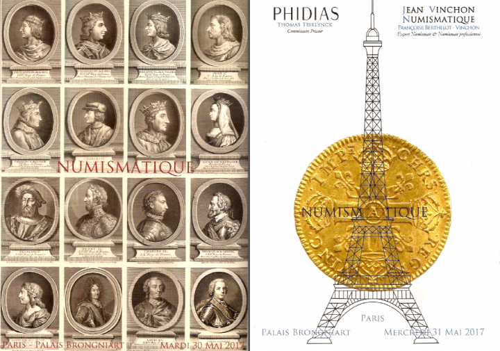 PHIDIAS & Jean Vinchon Numismatique, Vente aux Ench�res Publiques, Paris, 30-31 Mai 2017