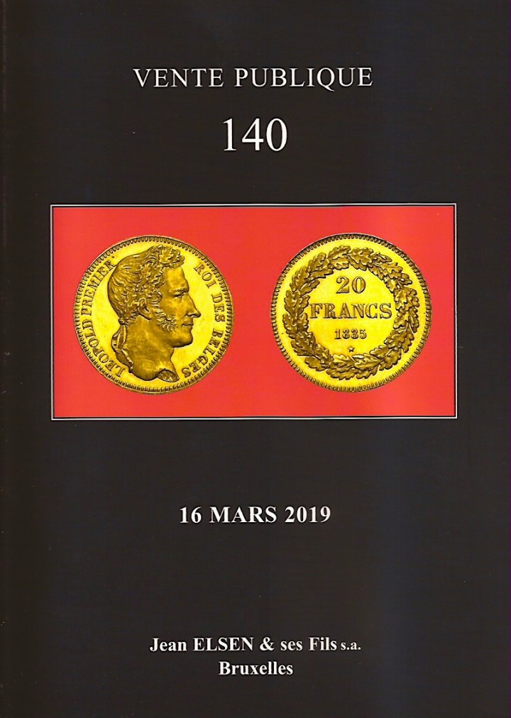 Jean ELSEN & ses Fils S.A., Vente publique 140, 16 de mar�o de 2019