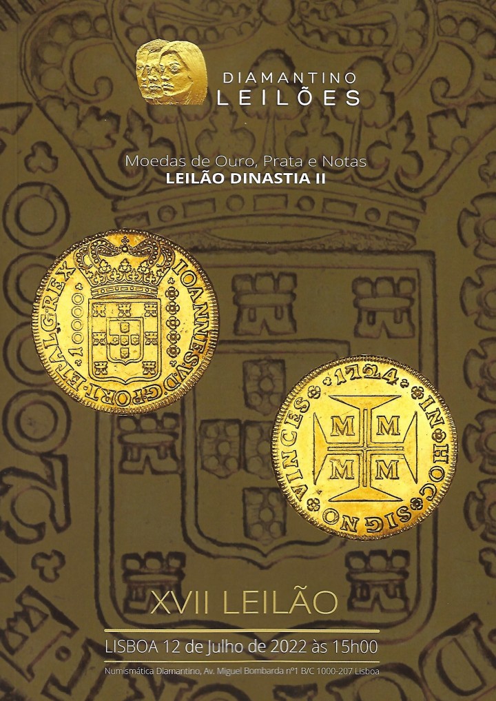 Numism�tica Diamantino, XVII Leil�o, Lisboa, 12 de Julho de 2022