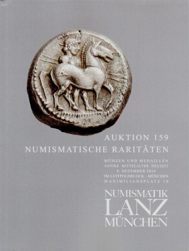 Numismatik Lanz, Auktion 159, 8 de dezembro de 2014