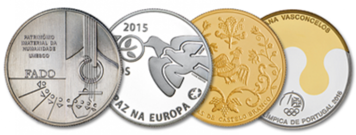 Moedas portuguesas candidatas a Pr�mio de Melhor Moeda do Ano