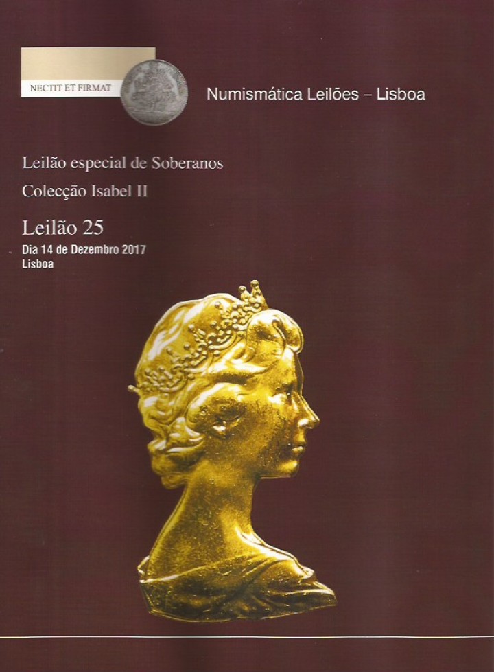 NUMISM�TICA LEIL�ES, 25� leil�o em 14 de dezembro de 2017