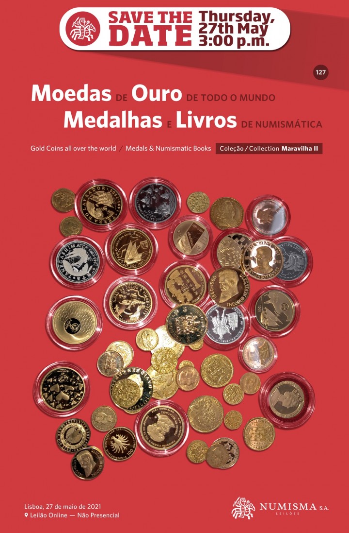 NUMISMA LEIL�ES n.� 127, dia 27 de maio de 2021
