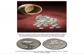 Descoberta de um tesouro de denários na região de Livorno (Itália)